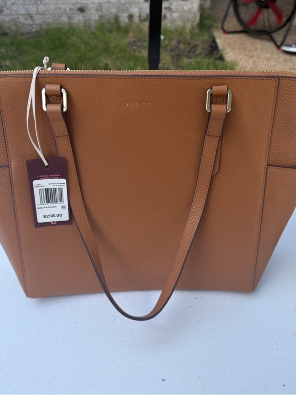 RADLEY LONDON Tan Leather Tote Bag